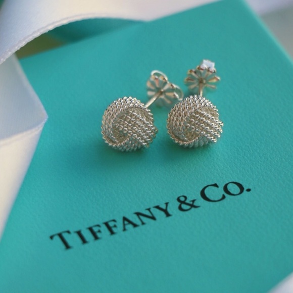 Tiffany & Co. Jewelry - Tiffany Twist Knot earrings in Sterling Silver